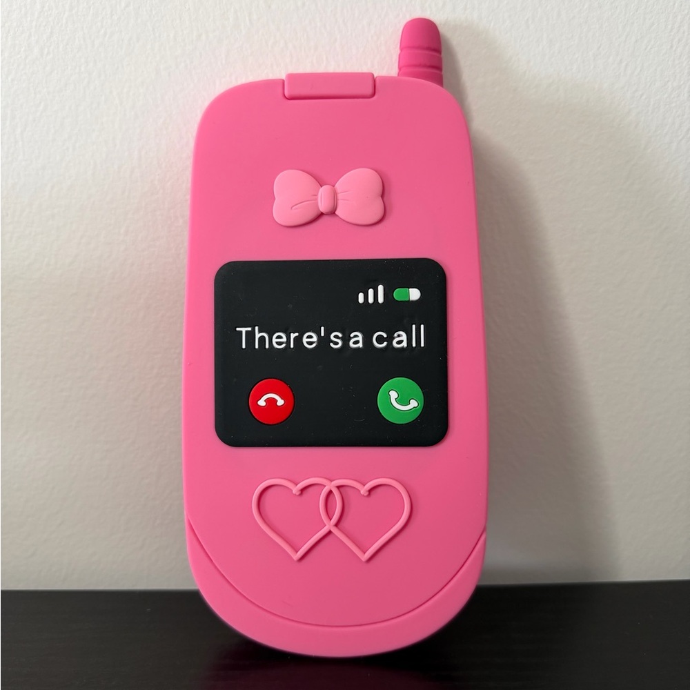 iPhone 14 Pro Pink Flip Phone Case